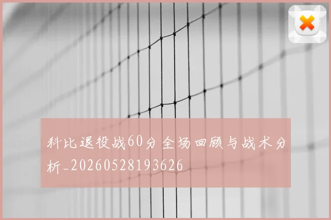科比退役战60分全场回顾与战术分析_20260528193626